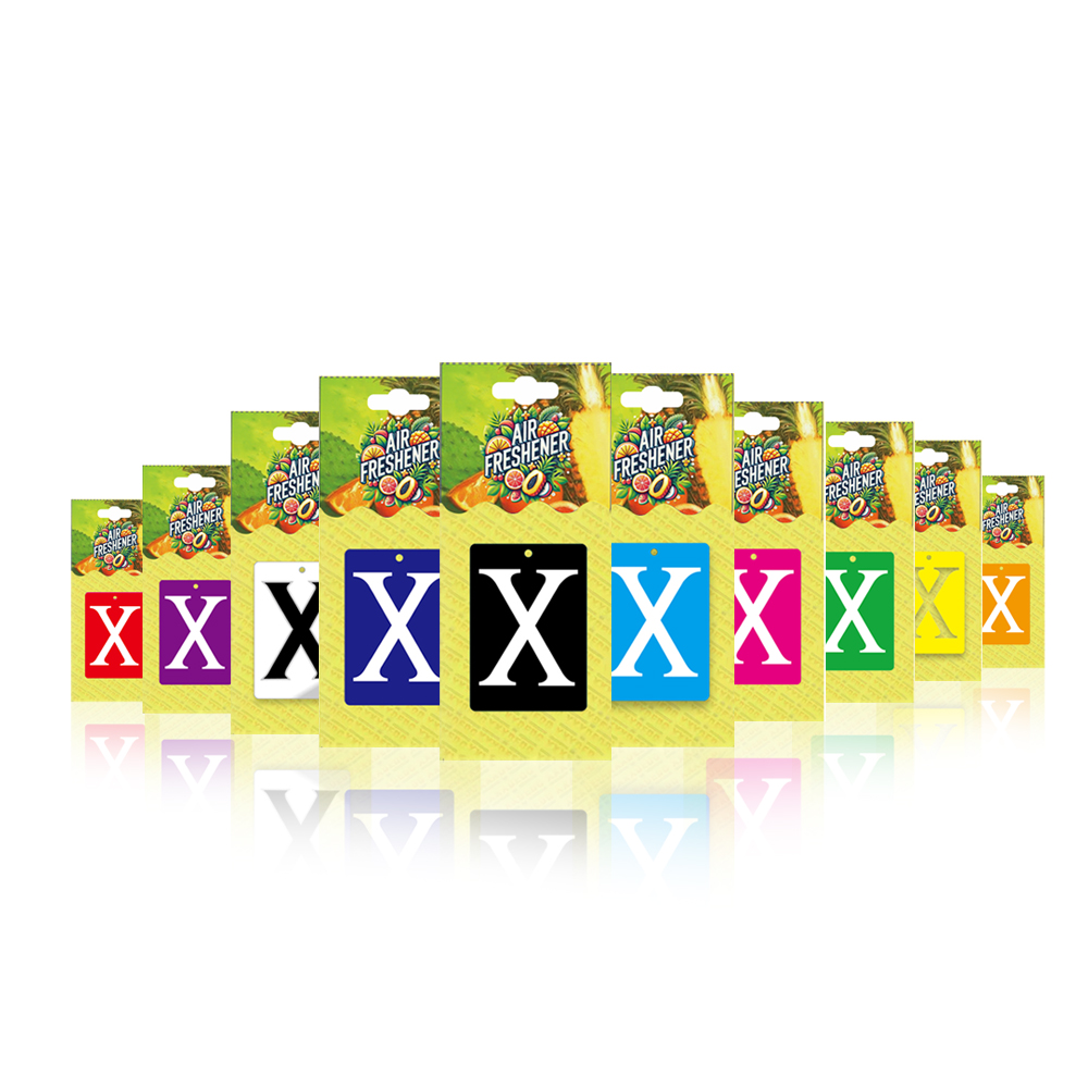 Perfume X - 3-80pcs X ambientador de carro natural