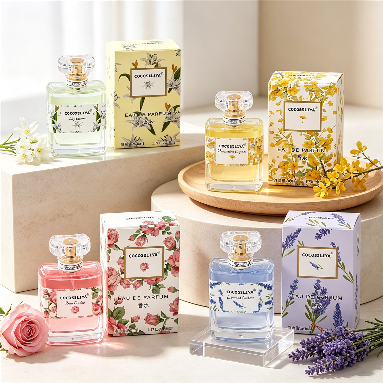 Perfume X - Perfume Feminino COCOSILIYA, 1.7oz X 2