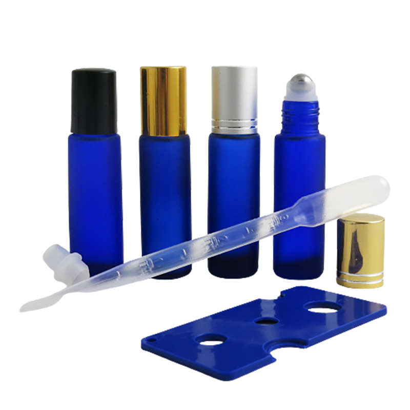 Perfume X - 20 Frascos Roll-on de Vidro Azul