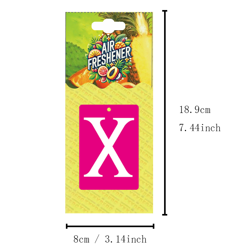 3-80pcs X ambientador de carro - Perfume X avaliação e preço